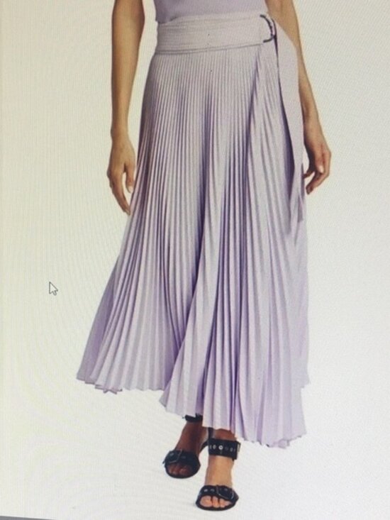 Dresses & Skirts - Elegant Lavender Pleated Skirt